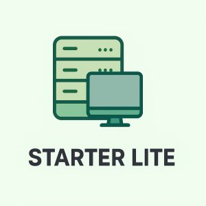 Plan de hosting Starter Lite con 1 sitio web y 1GB RAM – eNeXTi